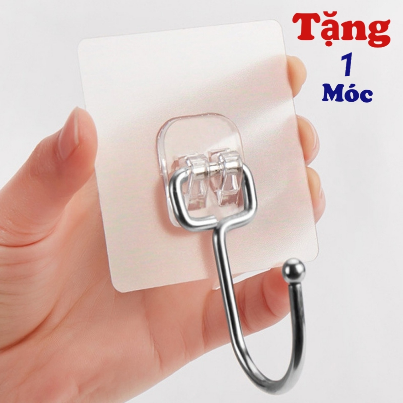 Combo Móc Dán Dự Phòng chữ U Treo Đỡ Đồ Dùng Ổ Cắm Điện, Tranh Ảnh - Trong Suốt Chịu Lực 10Kg ( tặng móc dán tường to )