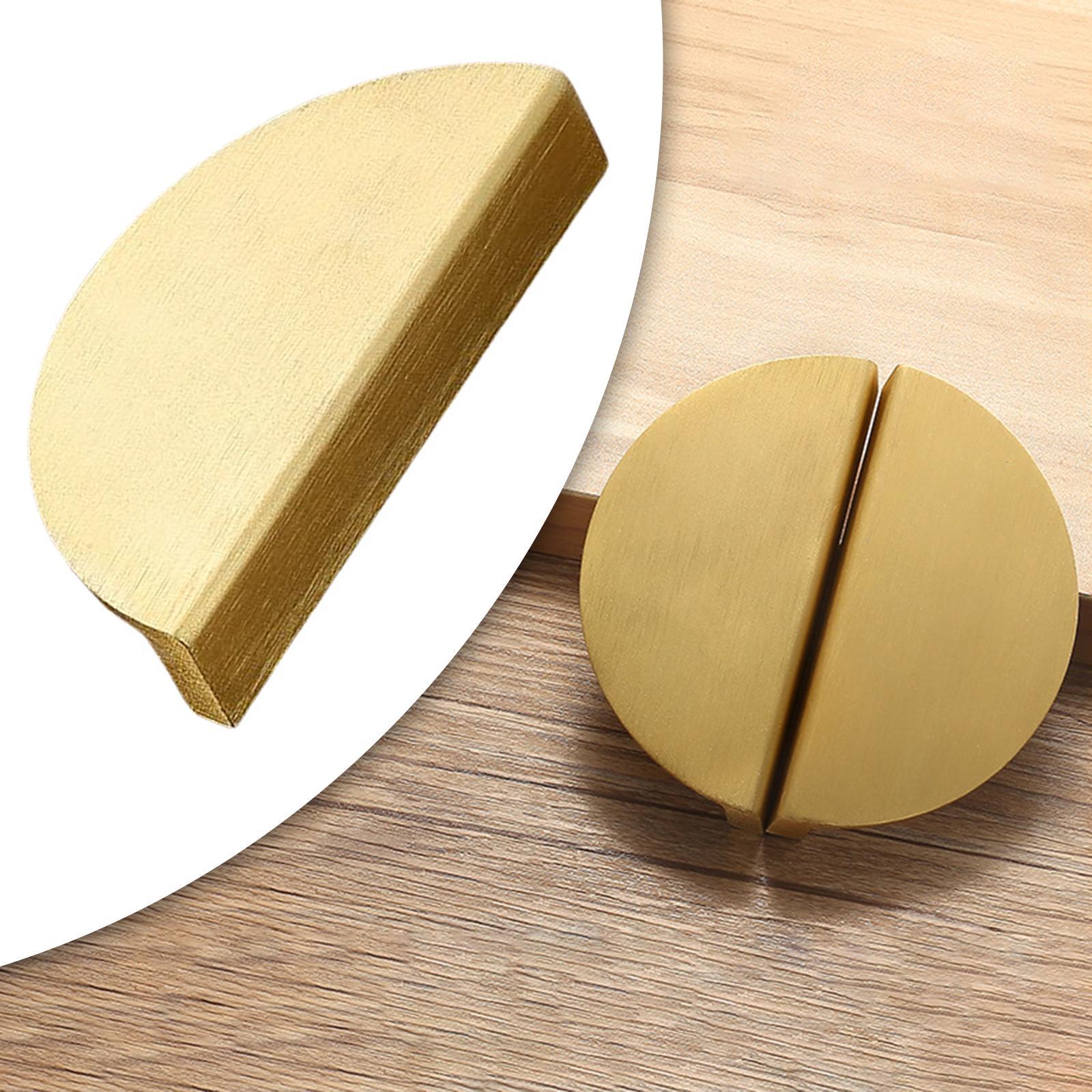 2-5pack Half Moon Pull Cabinet Handle Drawer Pull Knob Kitchen Furniture