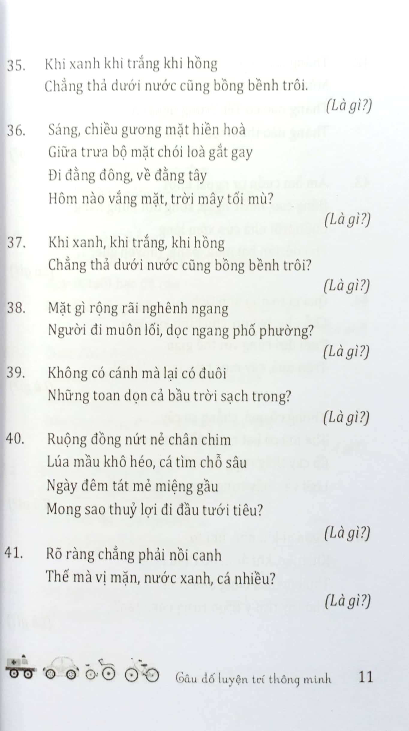 Câu Đố Luyện Trí Thông Minh