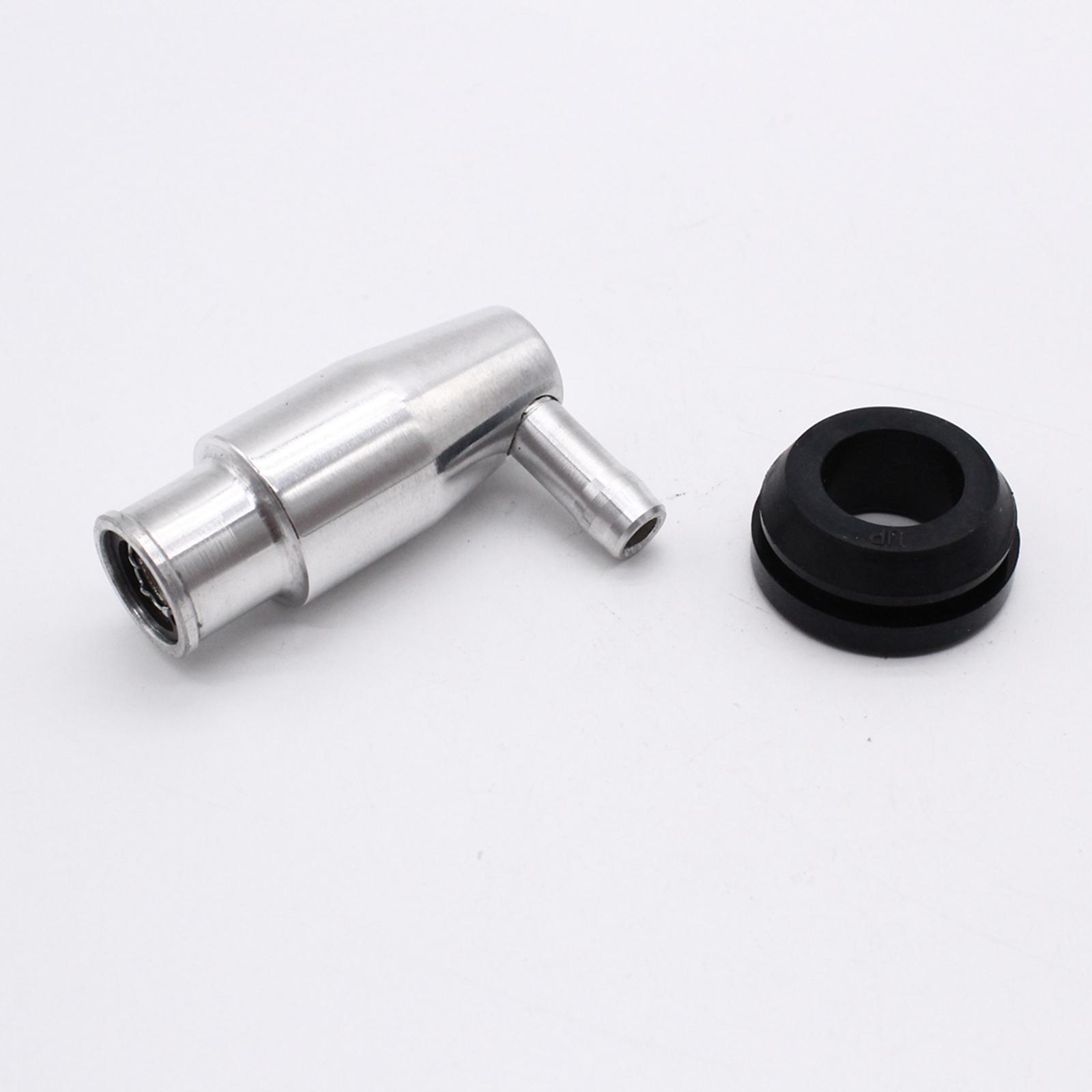 Polished Aluminum Cover Mini Pcv Breather Easy Installation Accessory