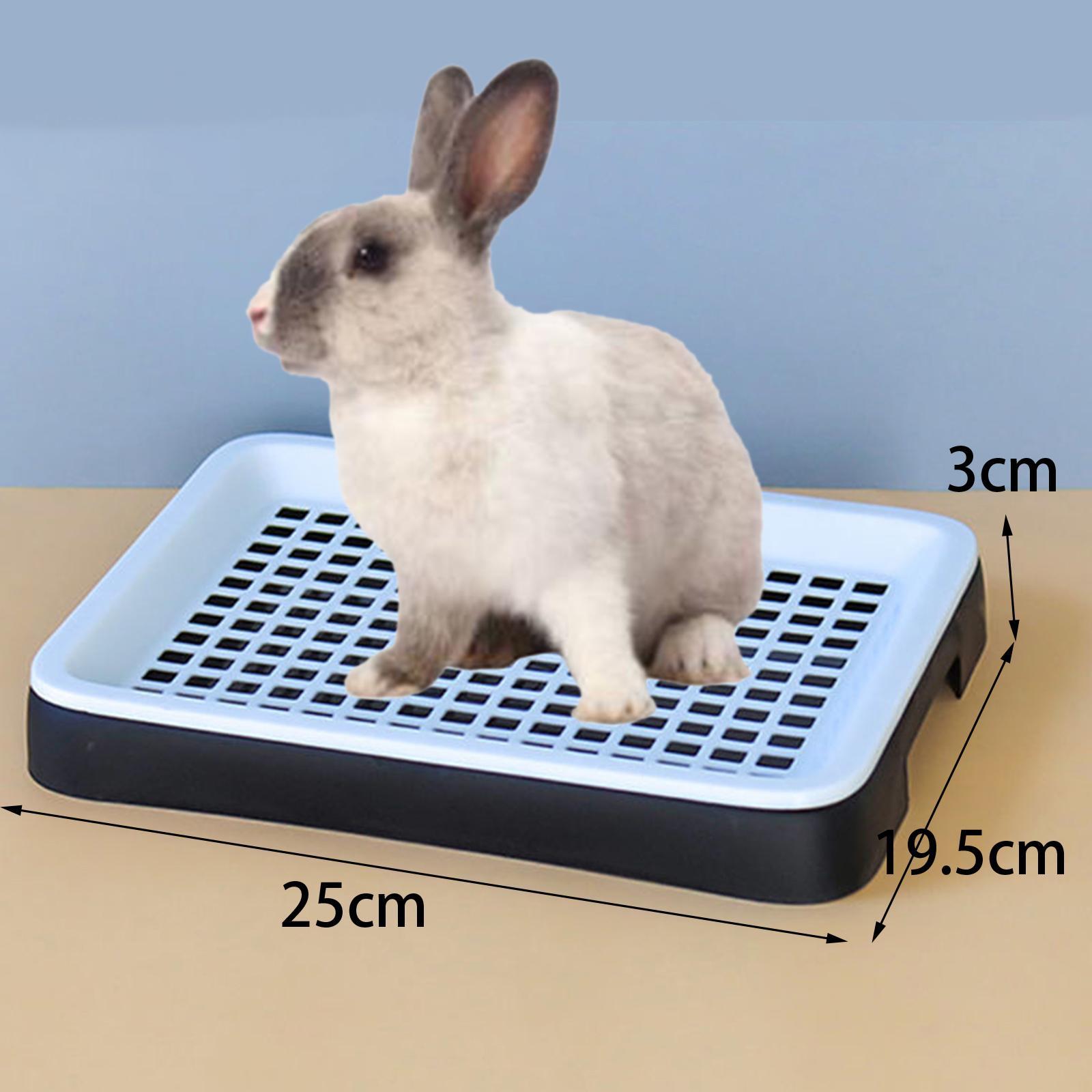 Rabbit Training Pan Cage with Toilet Tray for Hamster Guinea Pigs