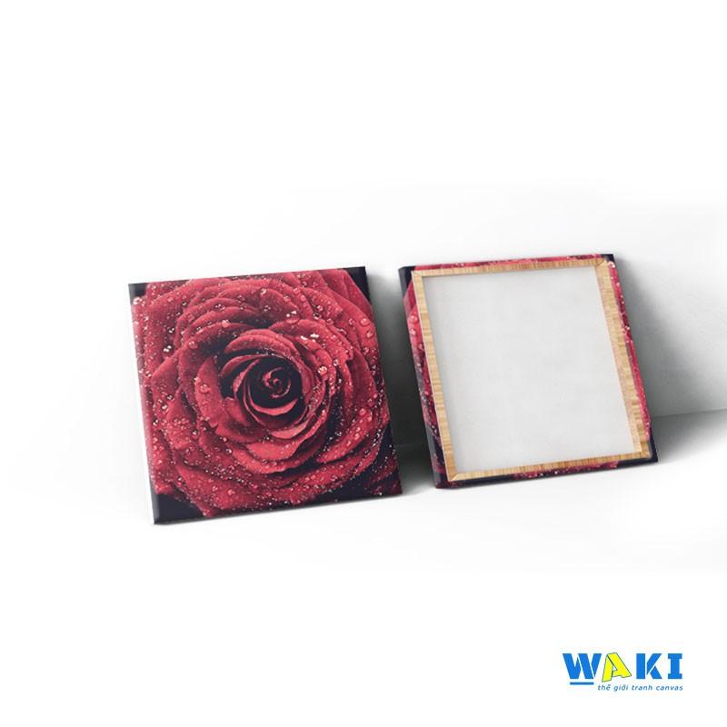 Bộ 3 tranh trang trí canvas “hoa hồng” - W150