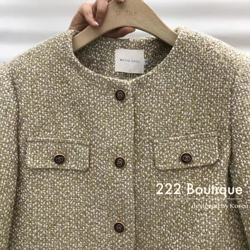 Áo dạ tweed Mfive 60a77