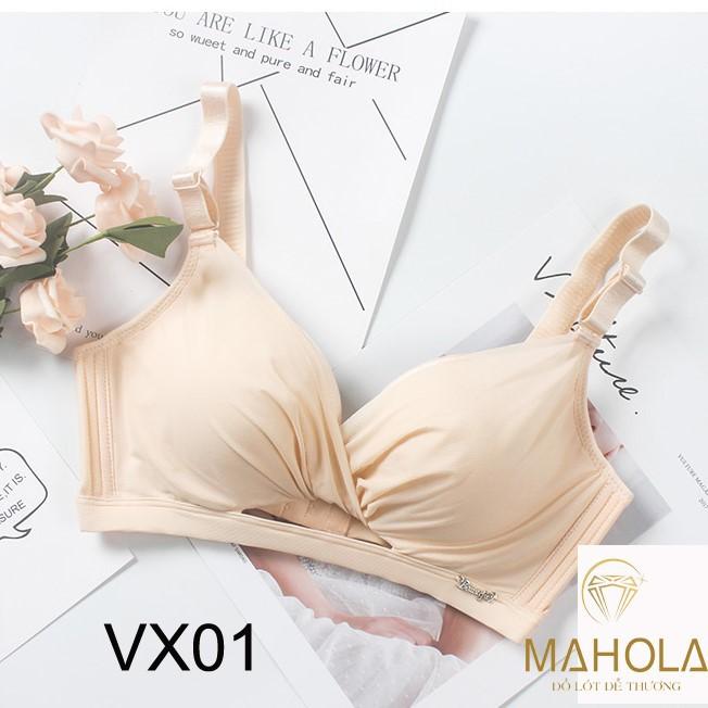 Áo Lót Đệm Dày Phối Lụa Bát Chéo Dành Cho Ngực Nhỏ