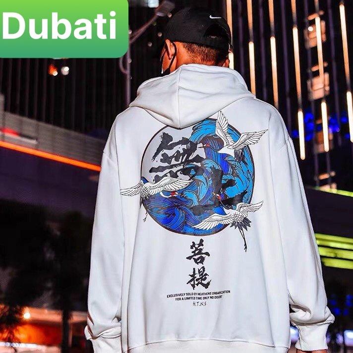 ÁO KHOÁC NỈ NAM NỮ IN HÌNH HẠC SIÊU ĐẸP, ÁO HOODIE NAM NỮ PHONG CÁCH UNISEX- DUBATI FASHION