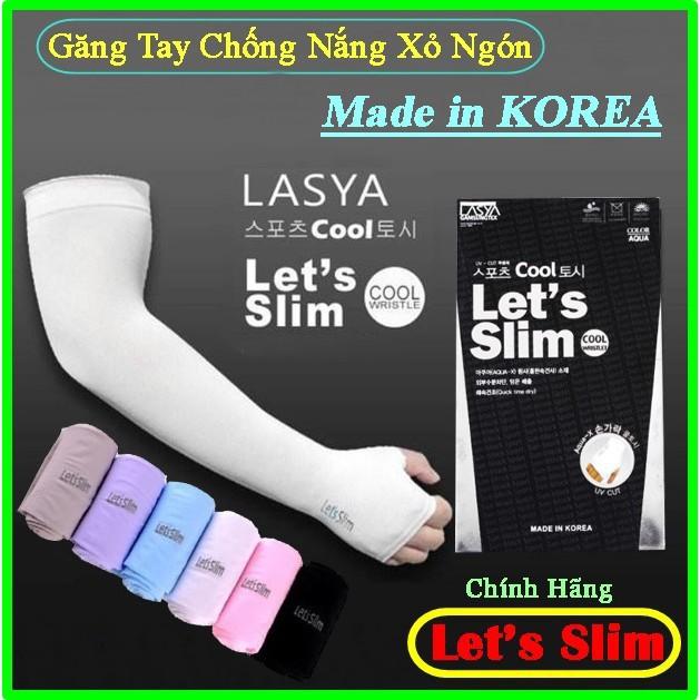 Găng tay chống nắng xỏ ngón Let's Slim