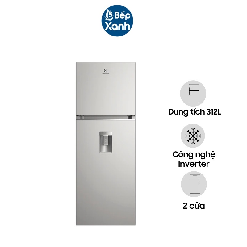 [HCM] Tủ lạnh Inverter Electrolux ETB3440K-A - Dung Tích 312 Lít - Hàng Chính Hãng