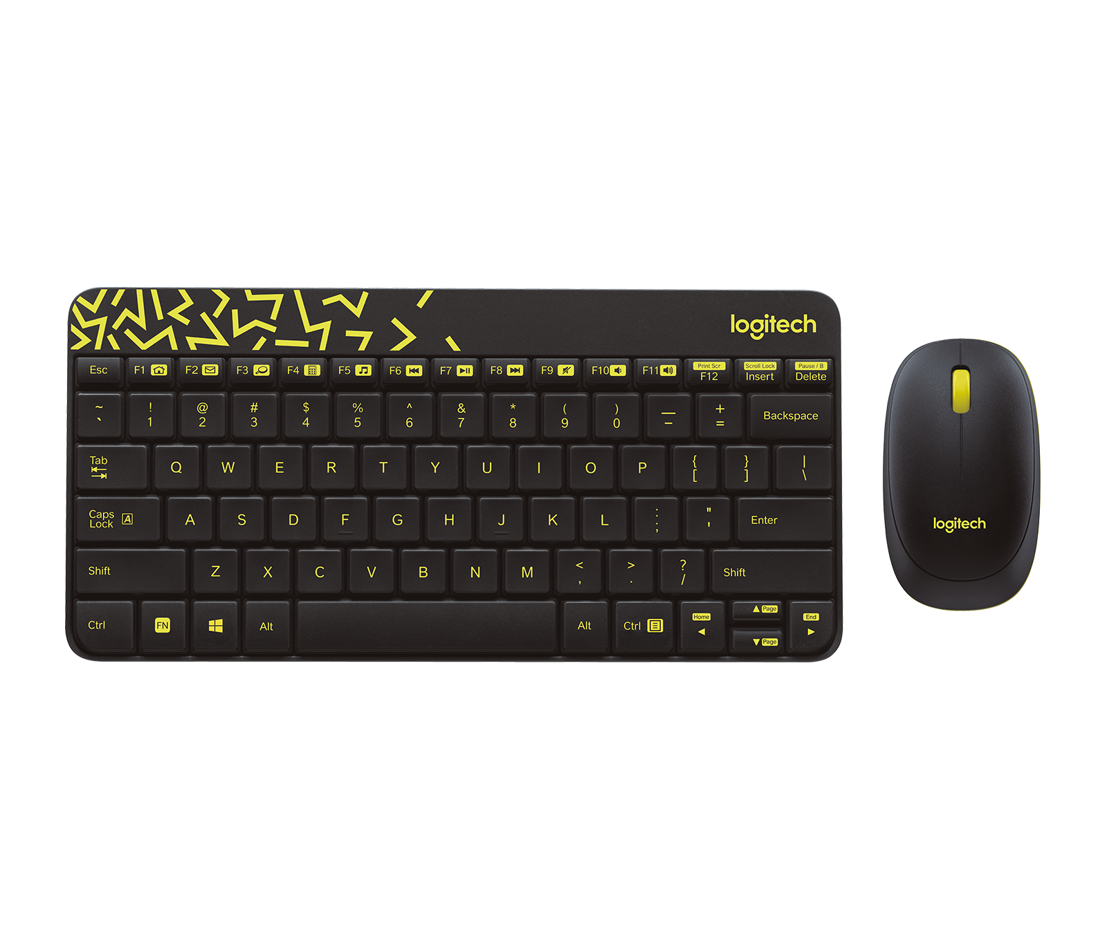 Combo Chuột Phím Không Dây Logitech Mk240 - Nhỏ Gọn, 1 Đầu Thu Usb, Không Dây 10M, Pin Lâu Vượt Trội - Màu Đen - Hàng Chính Hãng