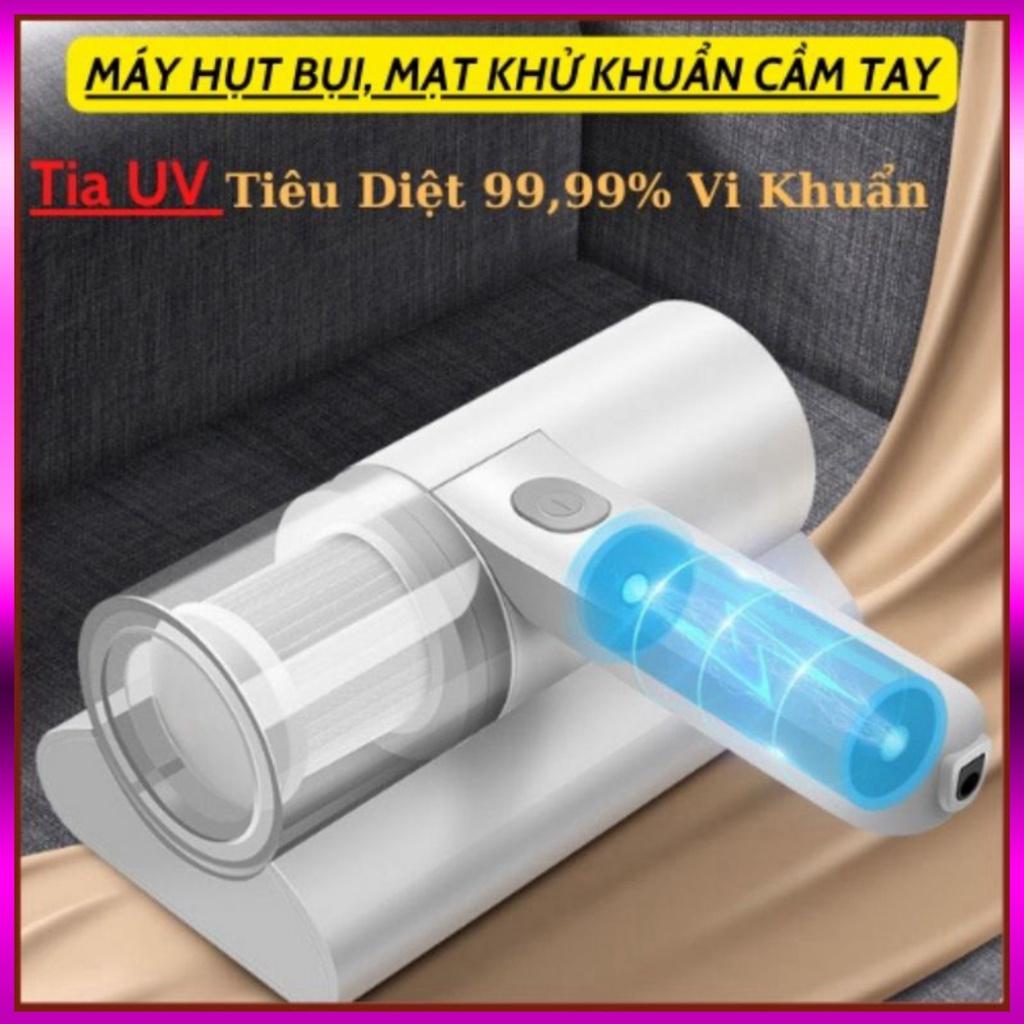 Máy hút bụi giường đệm SR-269, Máy hút bụi mini cầm tay không dây diệt khuẩn UV