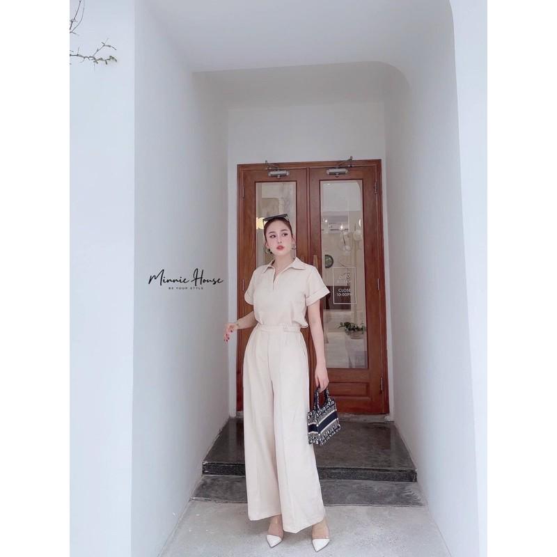 029 - SET ÁO SƠMI QUẦN SUÔNG NUDE