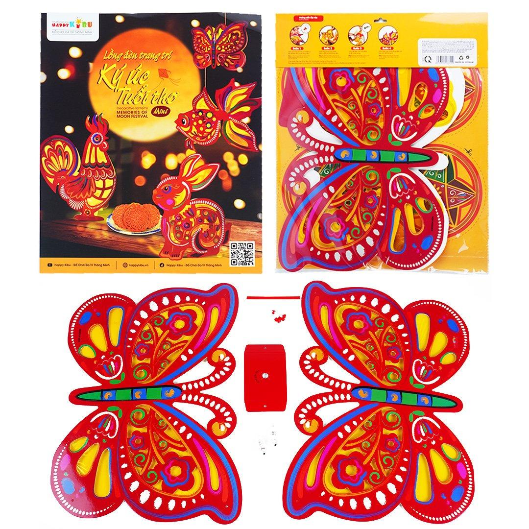 Lồng Đèn Trang Trí - Ký Ức Tuổi Thơ - Hình Bướm - Happy Kibu KB00124-004