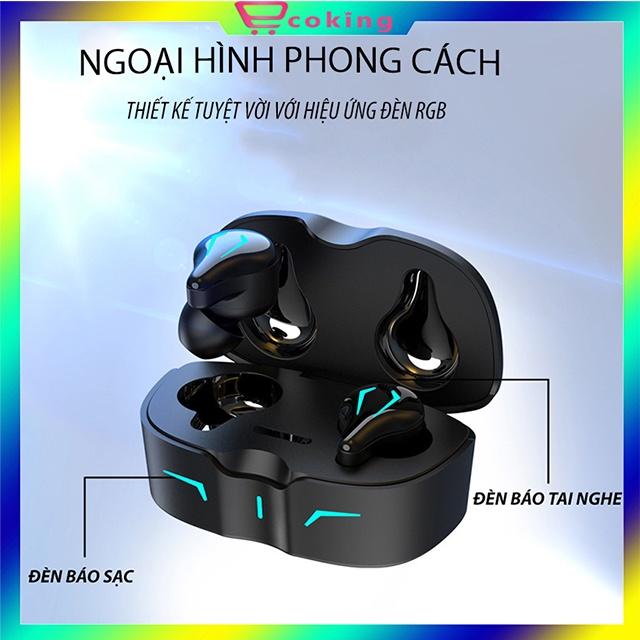 tai nghe nhét tai cao cấp ME-19 ecoking{mua 1 tặng 1 quà}kết nối bluetooth 5.1 có micro trò chuyện âm thanh nổi HIFI bas