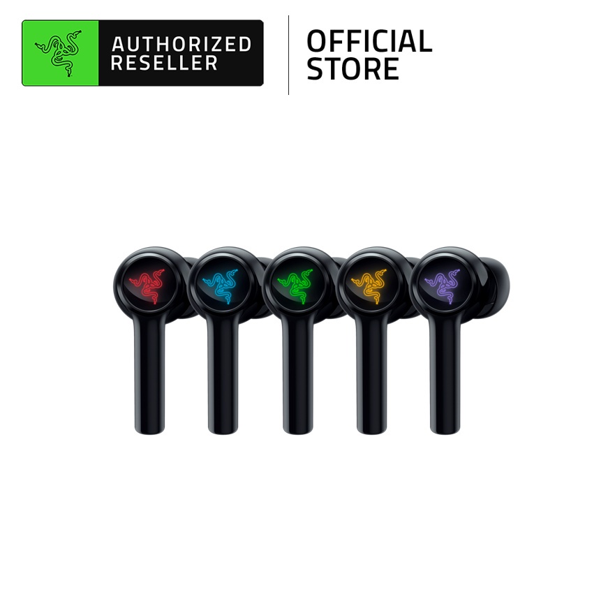 Razer Hammerhead True Wireless 2021 Tai nghe nhét tai không dây có độ trễ thấp với Razer Chroma RGB Hàng nhập khẩu