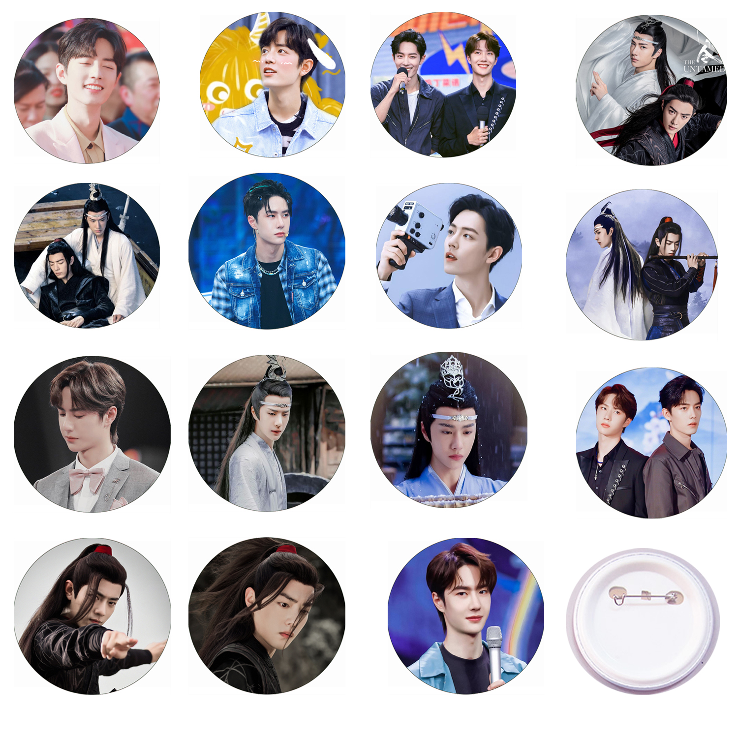 Huy hiệu set 3 cái  Vương Nhất Bác  - Mẫu gửi ngẫu nhiên