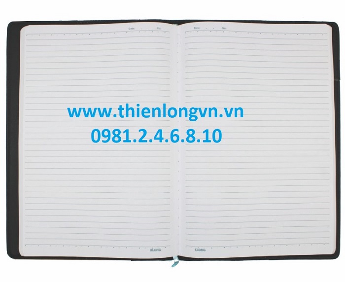 Sổ giả da Bureau A4 - 300 trang; Klong 332M bìa đỏ