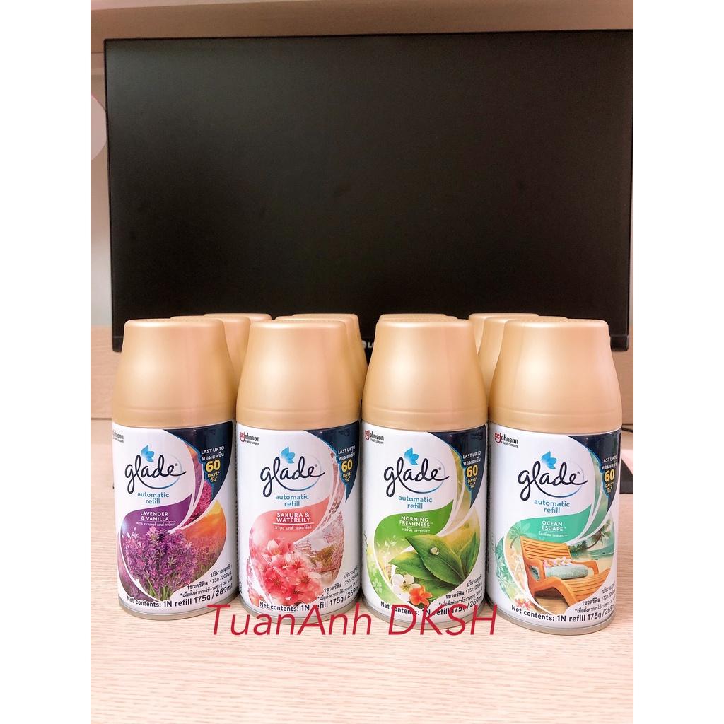 - Chai Xịt Phòng Thay Thế Vào Máy Xịt Phòng Tự Động Glade - 269ml/175g - Hàng chính hãng DKSH Việt Nam.