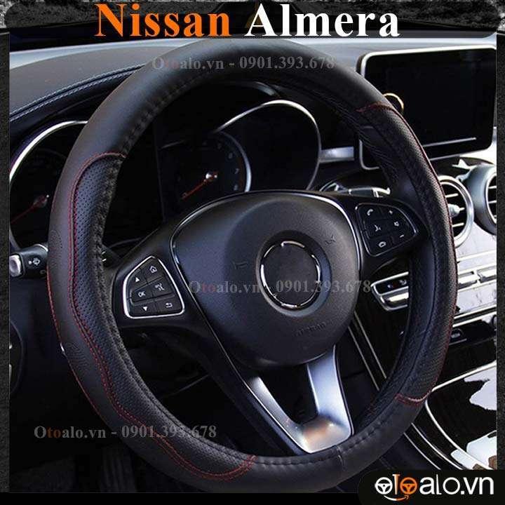 Bọc volang ô tô dành cho xe Nissan Almera da PU cao cấp - OTOALO
