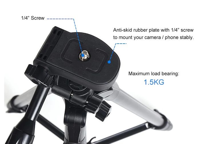 Chân máy ảnh tripod Yunteng VCT-5208 hàng chính hãng.