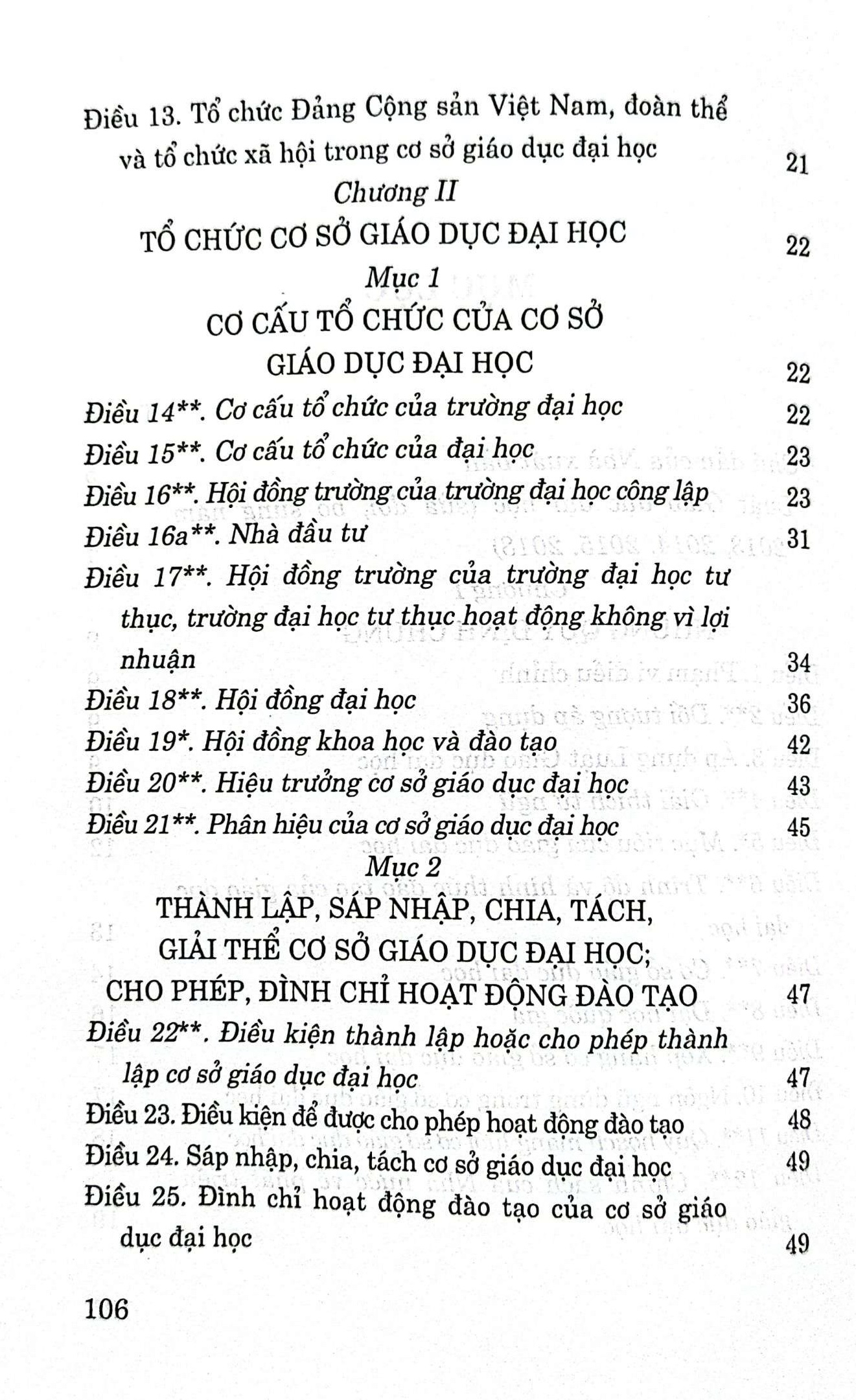 Luật Giáo dục đại học (Sửa đổi, bộ sung 2013, 2014, 2015, 2018)