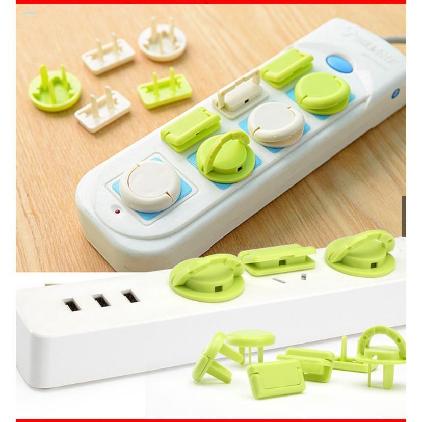 Combo 10 nút bịt ổ điện 2 Chân , 3 Chân Chất Liệu Nhựa ABS cao cấp an toàn cho bé