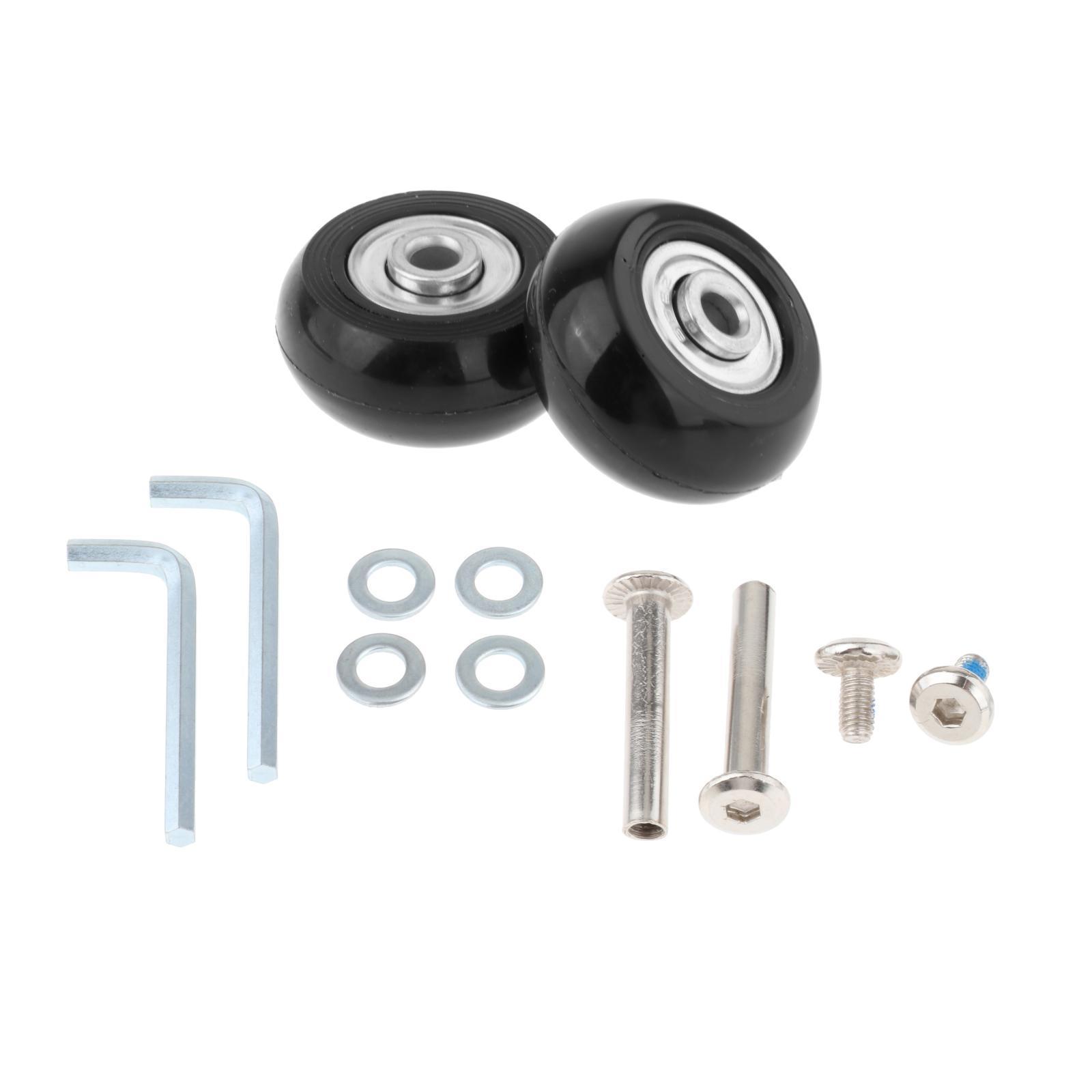 Replacement Suitcase Wheels Flexible Luggage Suitcase Replacement Wheels Set