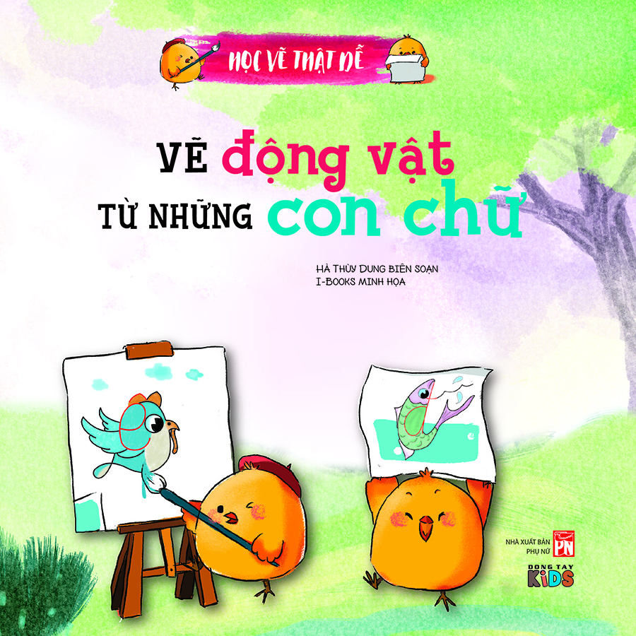 Học Vẽ Thật Dễ - Vẽ Động Vật Từ Những Con Chữ