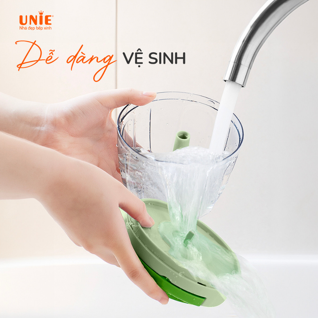 Bộ dụng cụ xay, cắt, nạo đa năng Unie UC400M, đã chức năng: Cắt, thái, bào rau củ đa năng, chất liệu cao cấp dễ vệ sinh