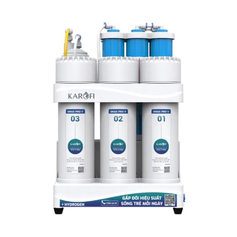 Máy Lọc Nước Để Gầm Karofi KAQ-U03 Pro, Lõi RO Purifim Mỹ - 10 Lõi Lọc Bù Khoáng Hydrogen, Hàng Chính Hãng