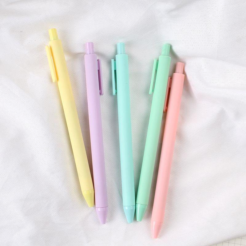 Bút bi bấm nhiều màu siêu xinh ngòi 0,5mm MỰC ĐEN đẹp