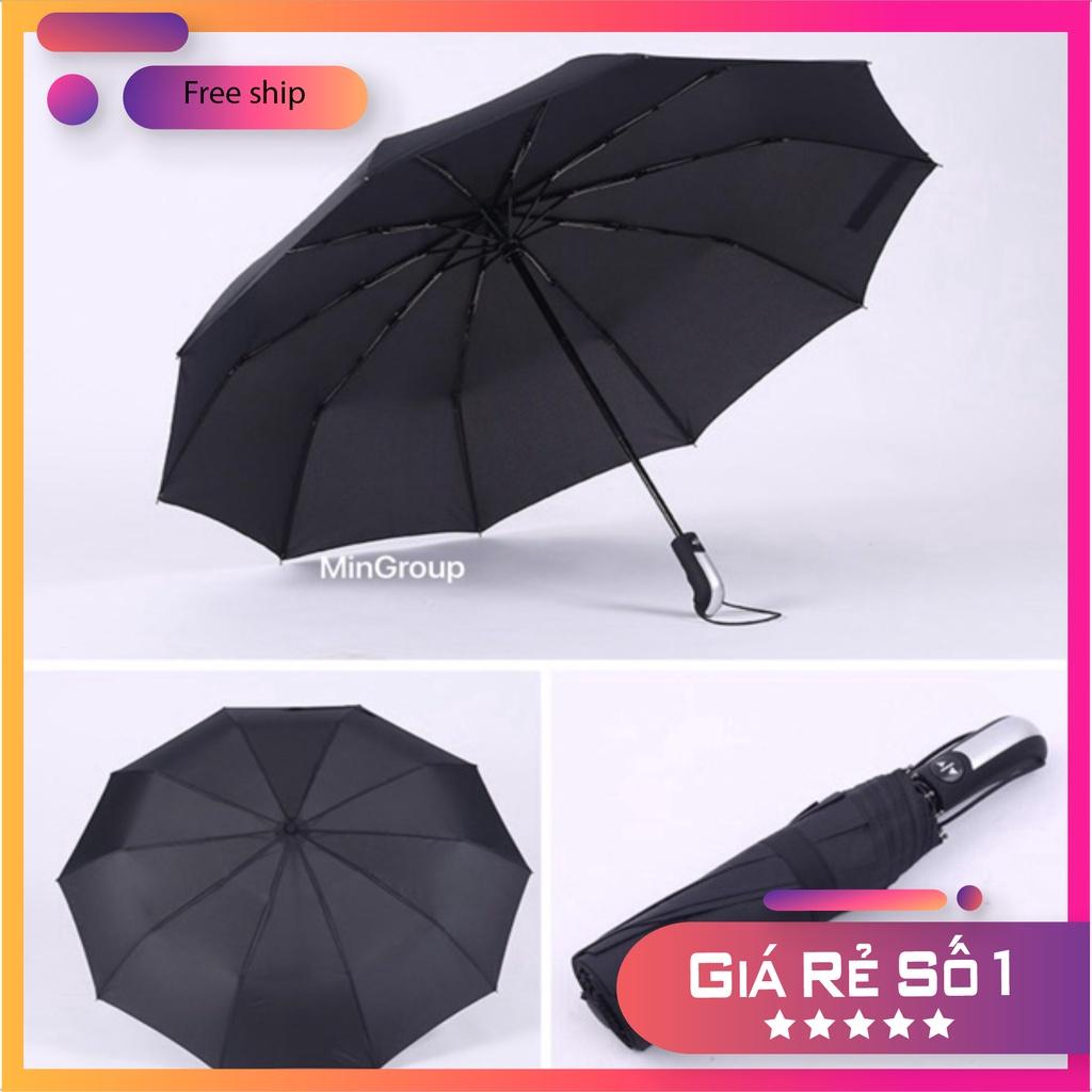 Ô Dù 10 Nan Size Lớn Đóng Mở Tự Động Bằng Nút Bấm Chống Tia UV - Dù Bấm Vải Dù Cao Cấp Hàng Xuất Nhật