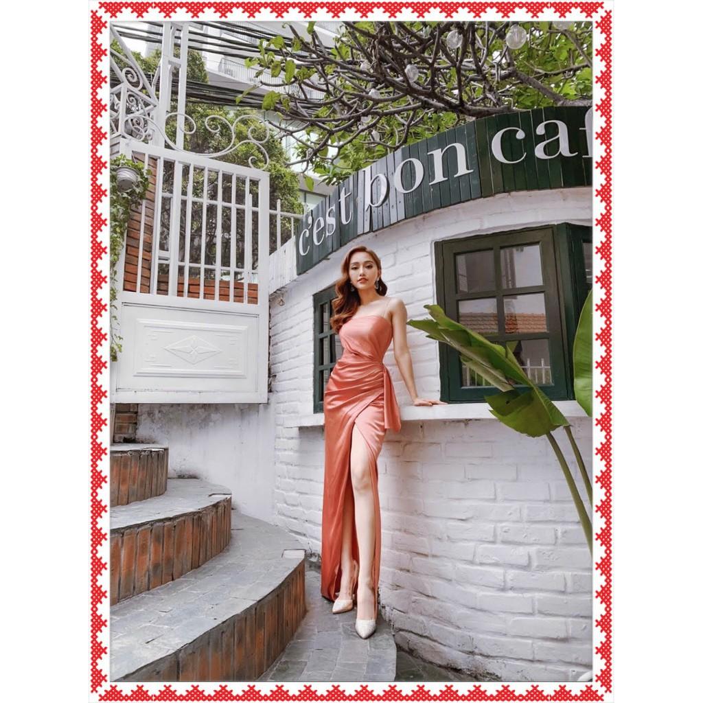 DCC _ ĐẦM BODY CAO CẤP MÀU CAM DỰ TIỆC SANG TRỌNG NGỌT NGÀO