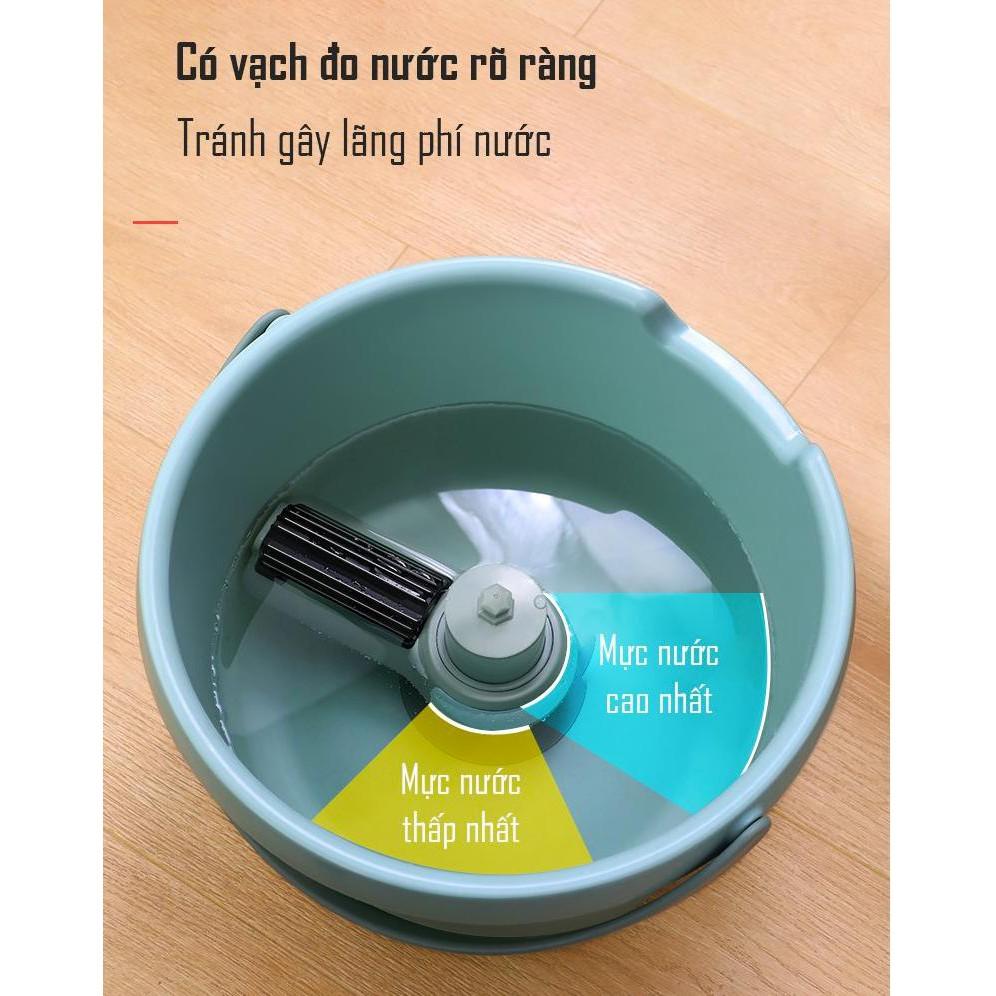Dụng cụ lau nhà công nghệ vắt ly tâm giặt vắt thông minh - HanruiOffical