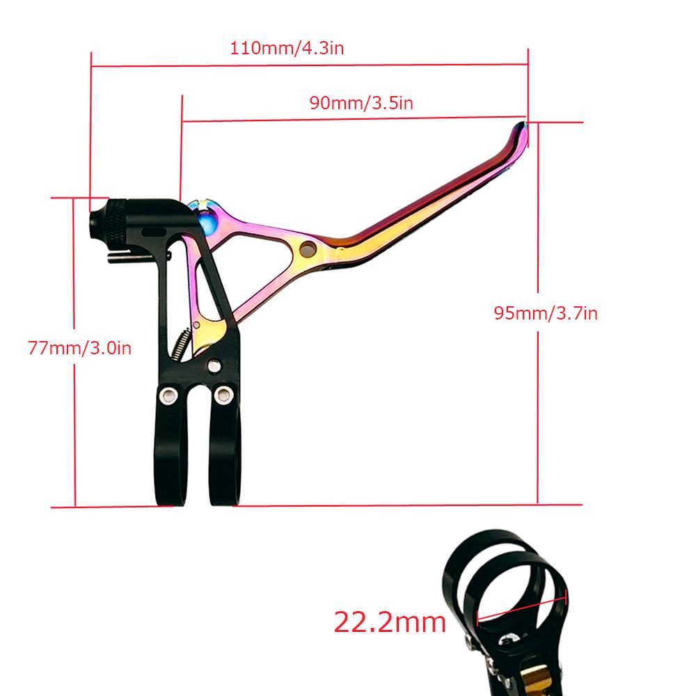 Cặp Phanh Xe Đạp bằng chất liệu hợp kim nhôm, siêu nhẹ và bền độ bám đường tốt.