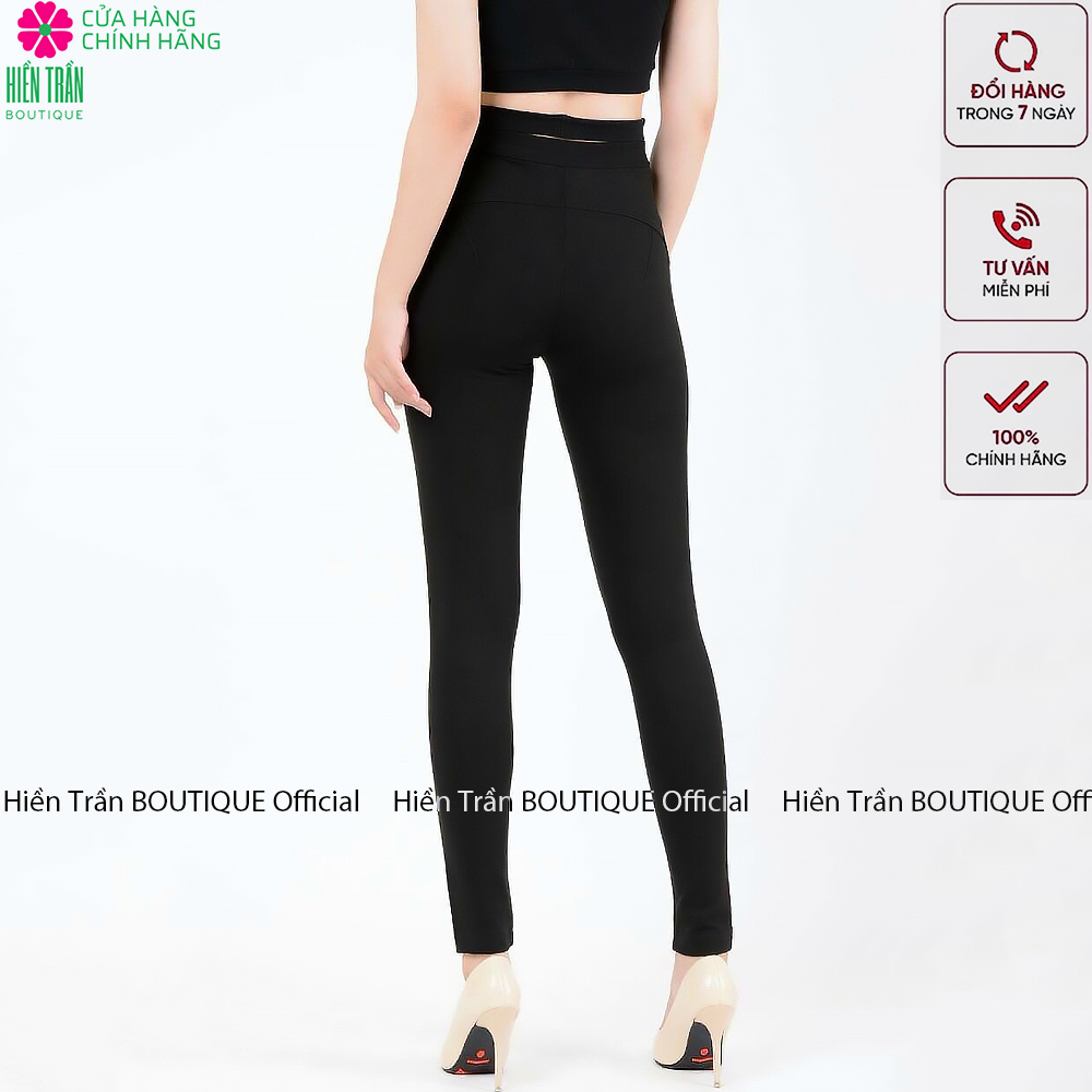 Quần legging nữ Hiền Trần BOUTIQUE dài nâng mông lưng cạp cao giữ nhiệt leggin thun ôm bó vải dày dặn bigsize