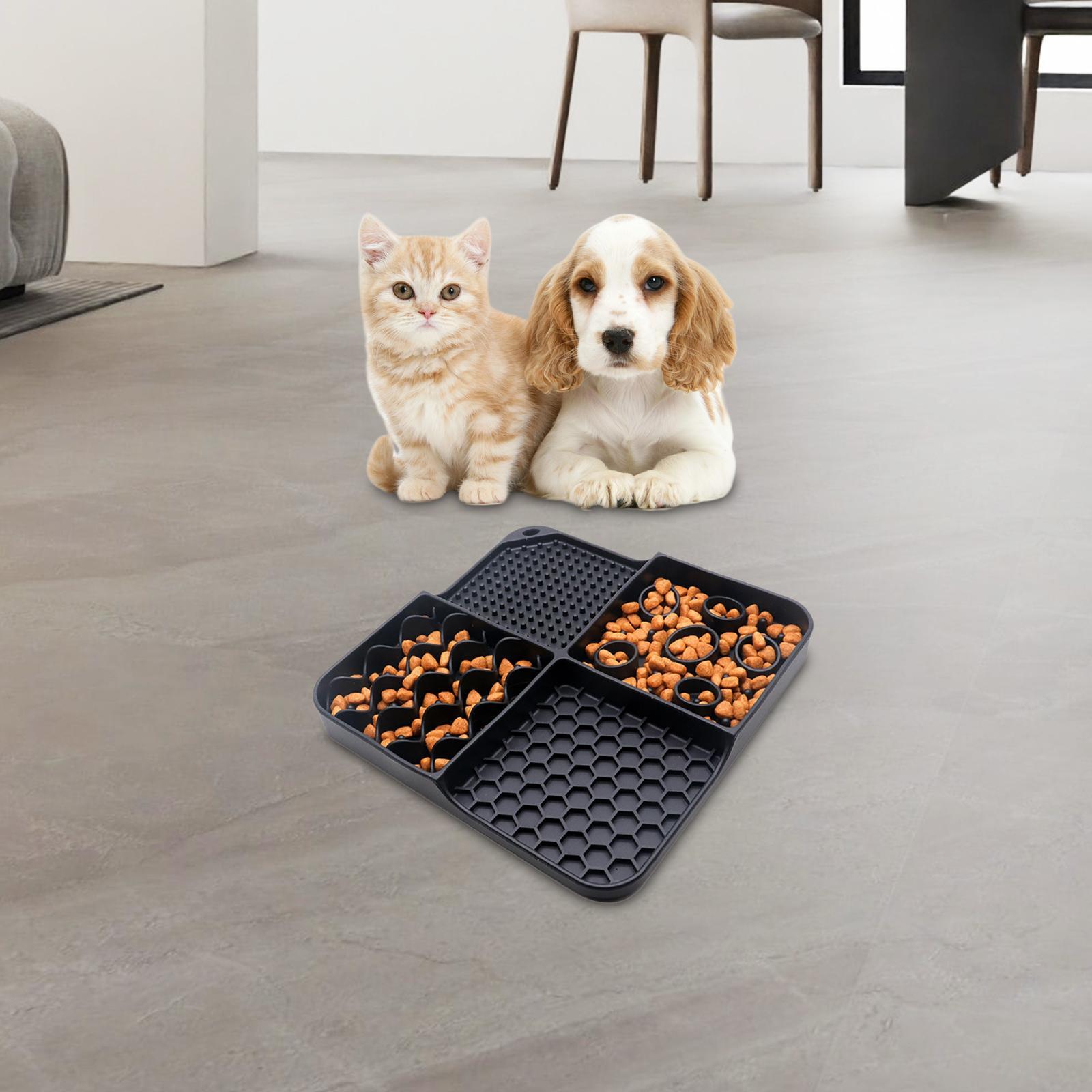 Dog Lick Pad Bite Resistant Interactive Toy Placemat Slow Feeder Licking Mat