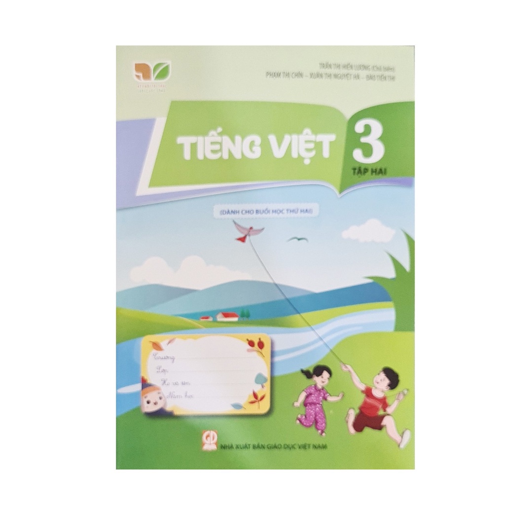 Sách - Combo 4 cuốn Toán + Tiếng việt lớp 3 tập 1+2 dành cho buổi học thứ hai
