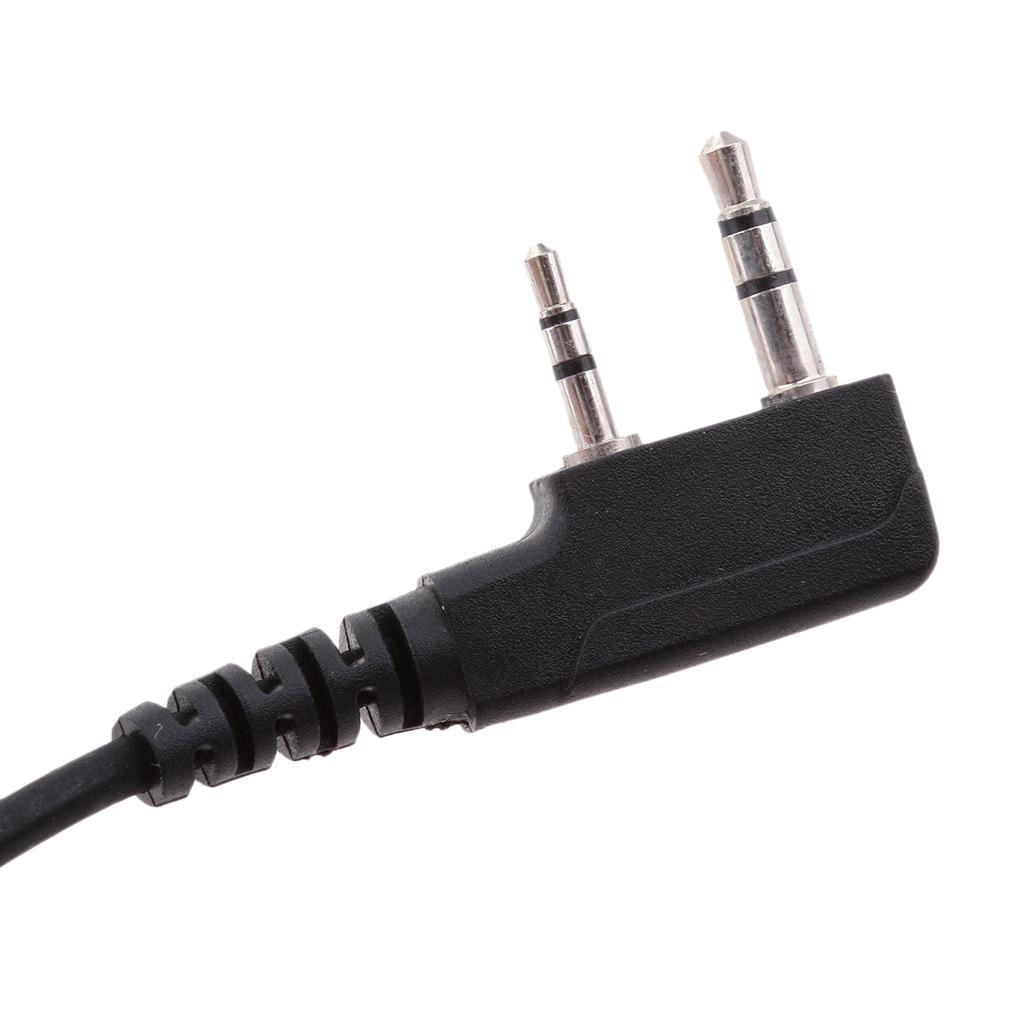 Dual PTT Headset Earphone Earpiece With Microphone For Walkie Talkie Baofeng UV82 UV82L