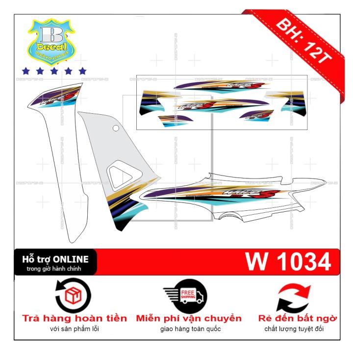 Tem rời wave S 100 2016 trắng