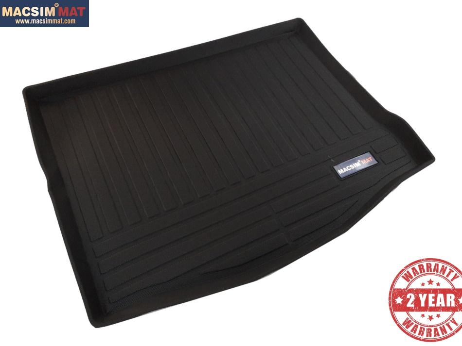 Thảm lót cốp Ford Focus 2012-2017 nhãn hiệu MacsimMat chất liệu TPV cao cấp màu đen