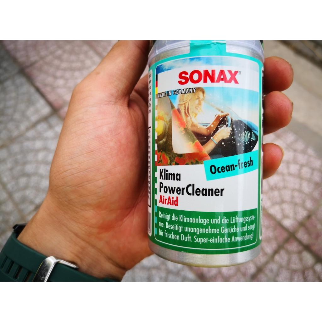 Chai Xịt Làm Sạch Khử Mùi Dàn Lạnh Ô Tô Sonax A/C Cleaner 323100 100ml Chính Hãng Đức