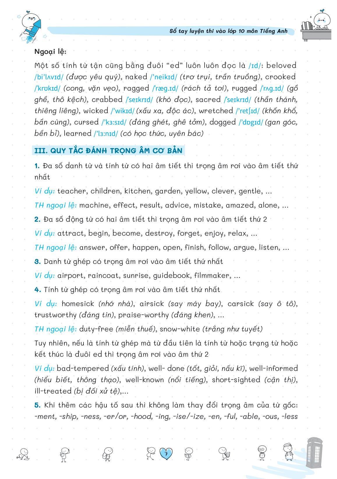 Sổ Tay Luyện Thi Vào Lớp 10 Môn Tiếng Anh