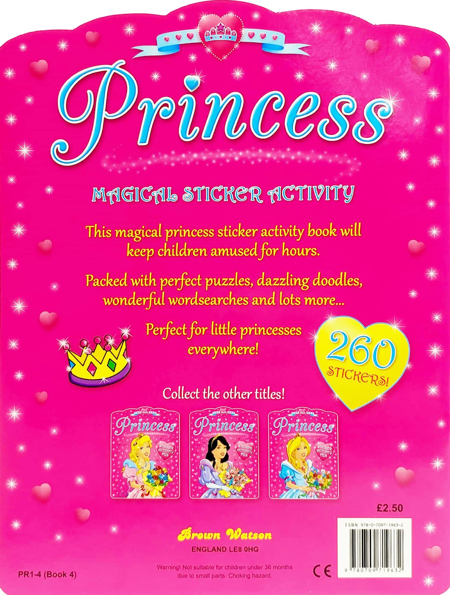 Sách ngoại văn: Princess Sticker Activity Book 4