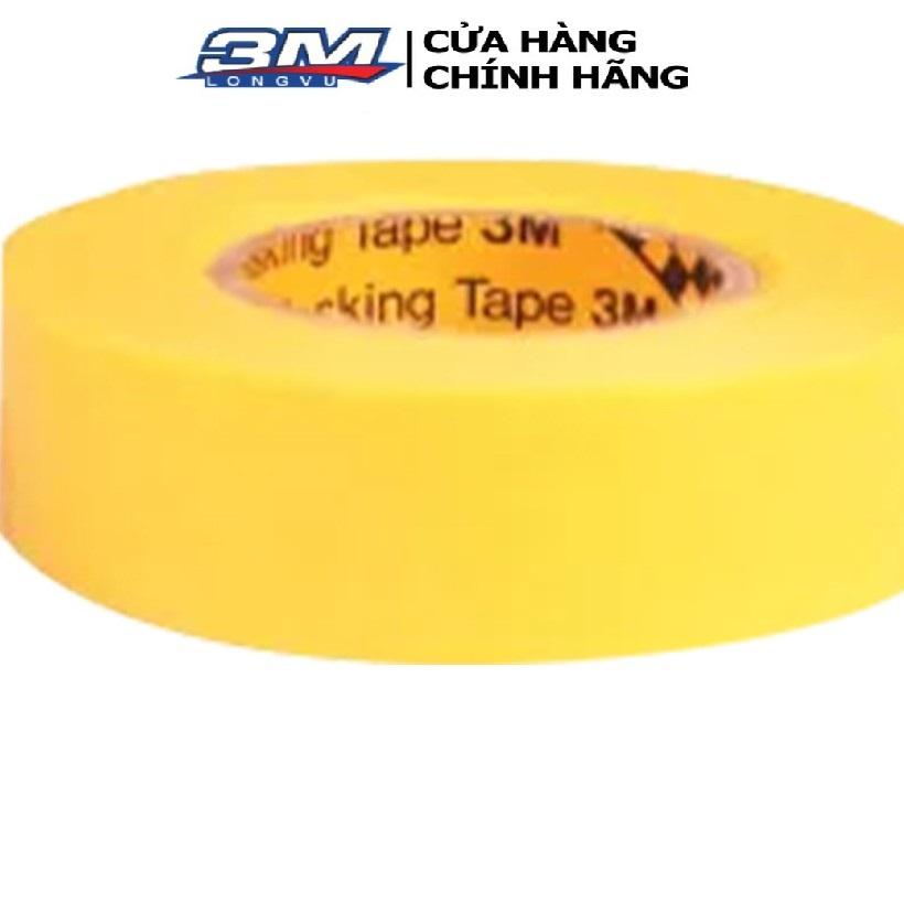 Băng Keo Giấy 3M 243J Che Sơn Masking Tape, 10mmx18m và 20mm x18m Masking Tape - 3M Long Vu.