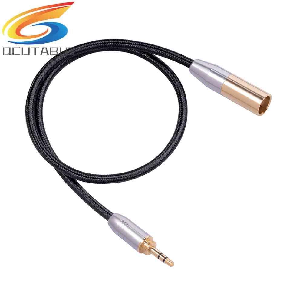 Cáp Chuyển Đổi 0.3m Jack 3.5mm Sang 3-Pin XLR Cho Tai Nghe / Camera