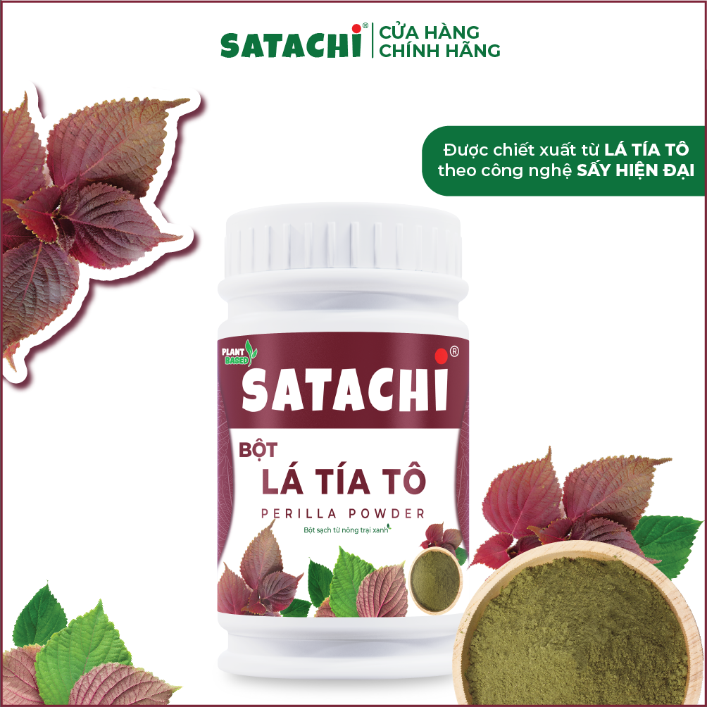 Bột Tía Tô SATACHI nguyên chất. Hộp 218g