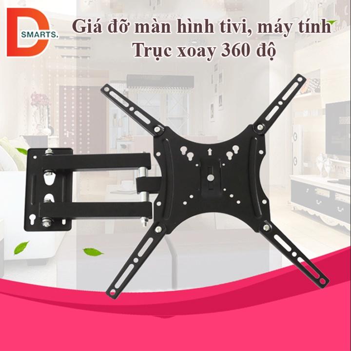 Giá đỡ màn hình tivi, máy tính Trục xoay 360 độ, phù hợp màn hình 12 - 55 inch