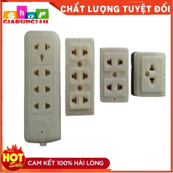 Ổ cắm đơn ổ cắm đôi - ổ cắm 3 ngả
