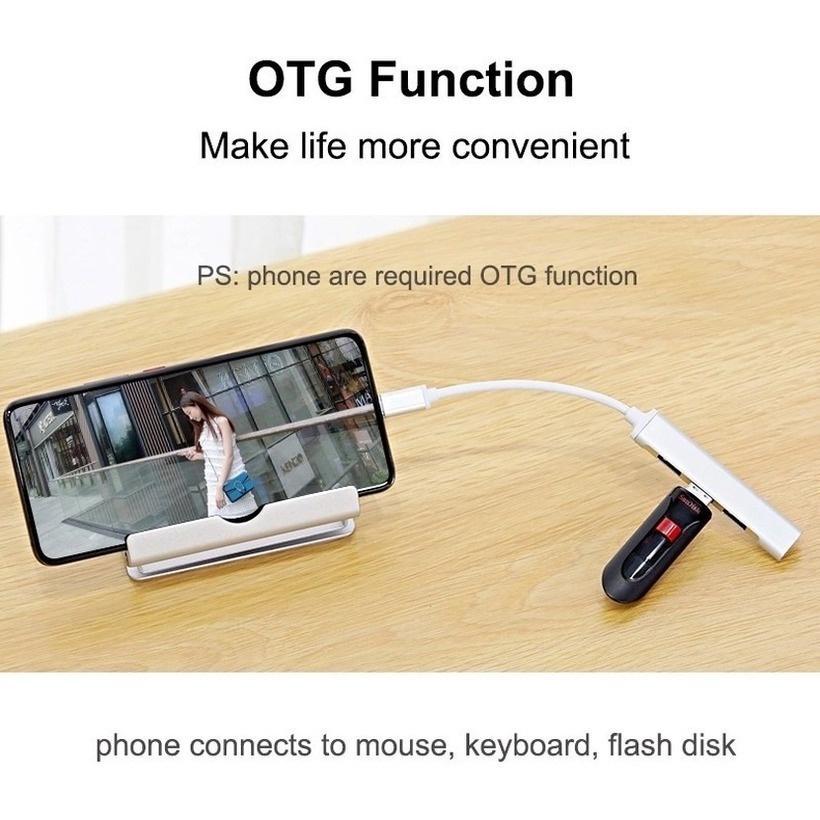 Hub Chia 4 Cổng USB Type C 2.0 3.0 Tốc Độ Cao Cho Lenovo HUAWEI Xiaomi laptop