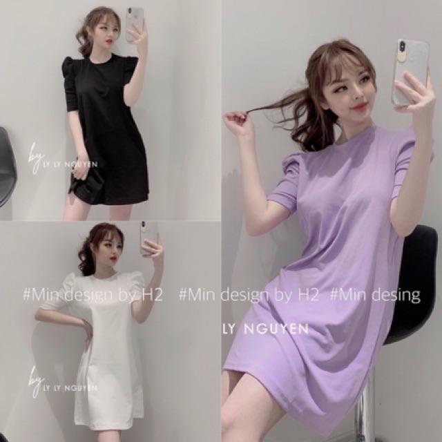 VÁY SUÔNG TAY BỒNG NHIỀU MÀU CHO NỮ