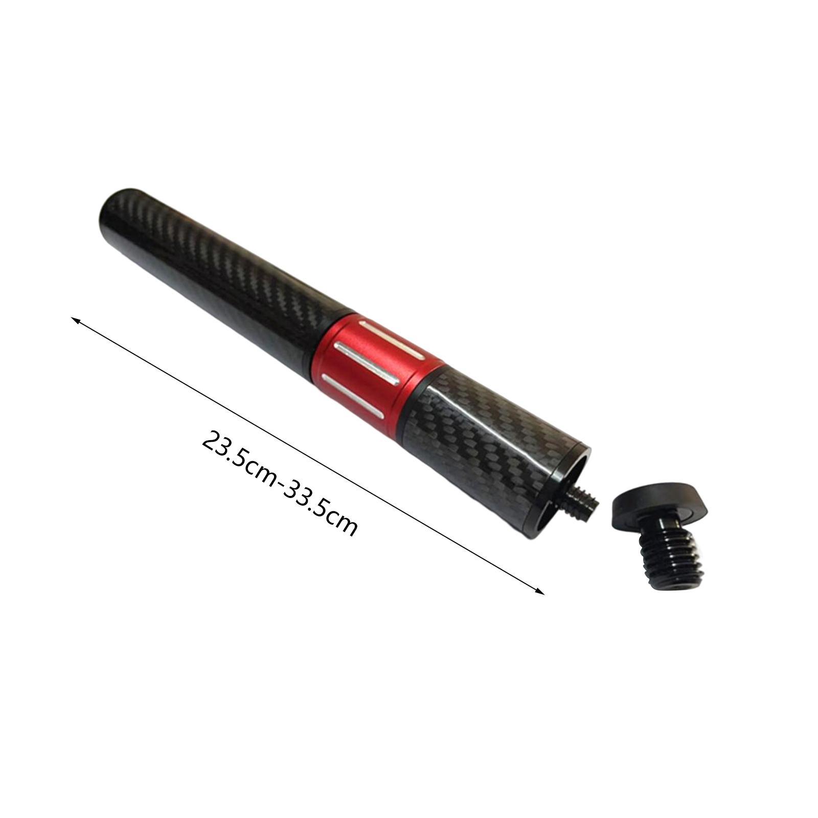 Telescopic Pool Cue Extension Snooker Cue Extend Compact Billiard Holder Cue Joint Accessories End Lengthener for Billiard Cues Professional